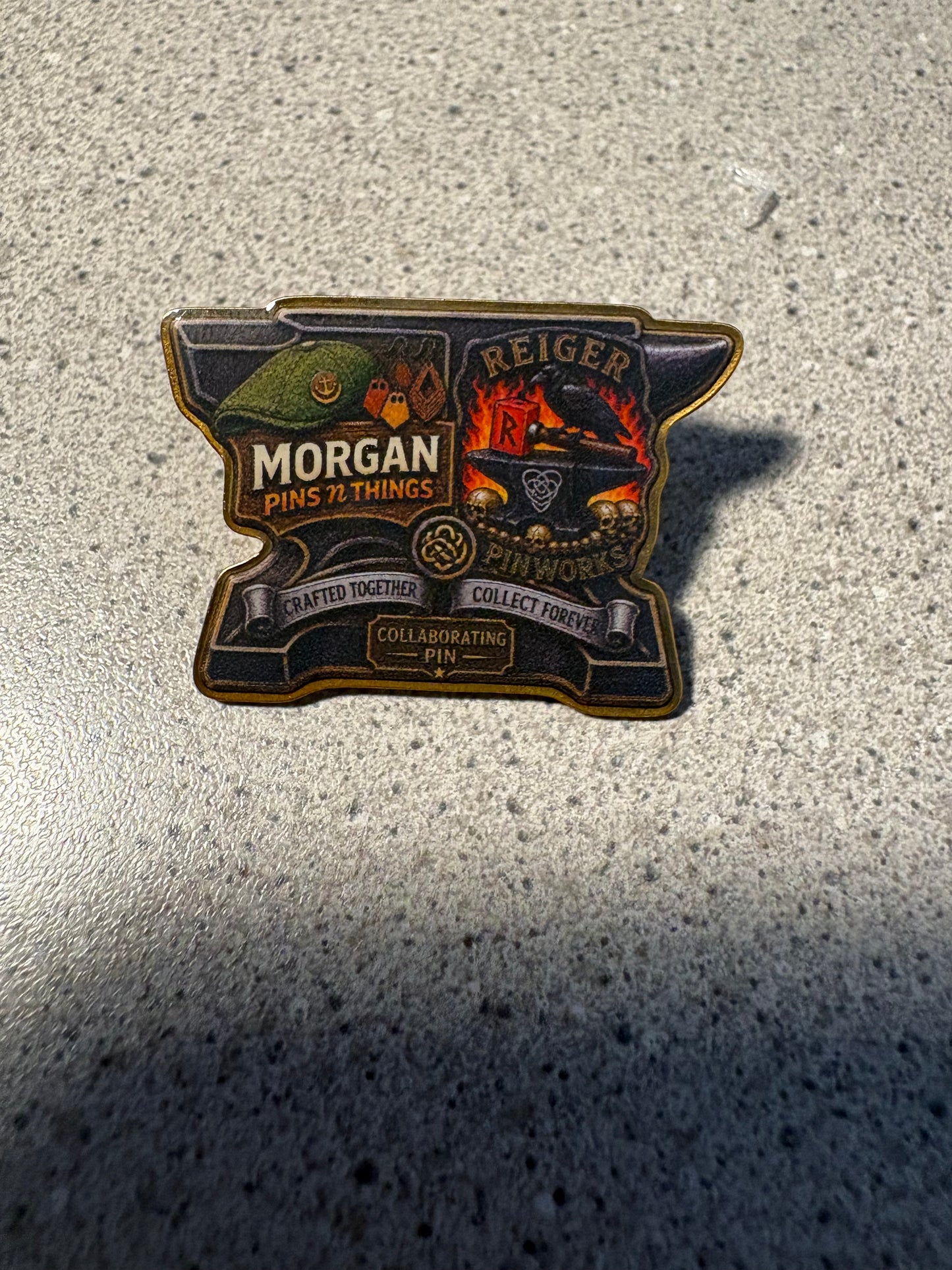 Morgan Pins n Things & Reiger Pinworks – Collaboration Pin