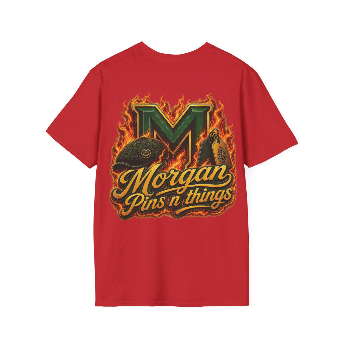 Morgan Pins n Thing Flaming Logo