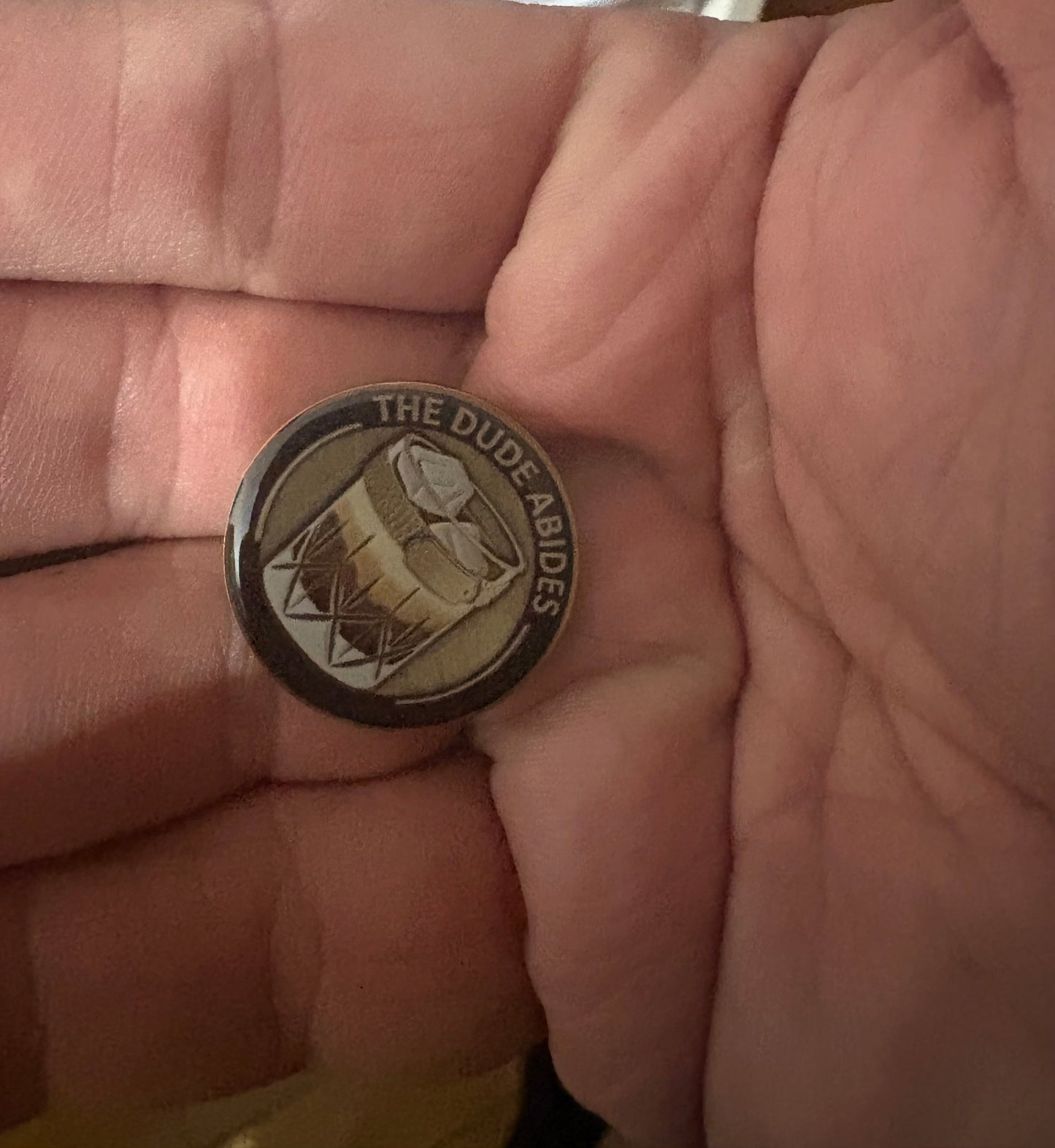 The Dude Abides Cocktail UV Pin