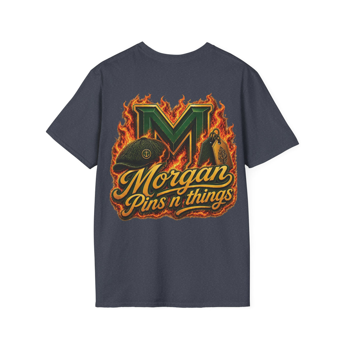 Morgan Pins n Thing Flaming Logo