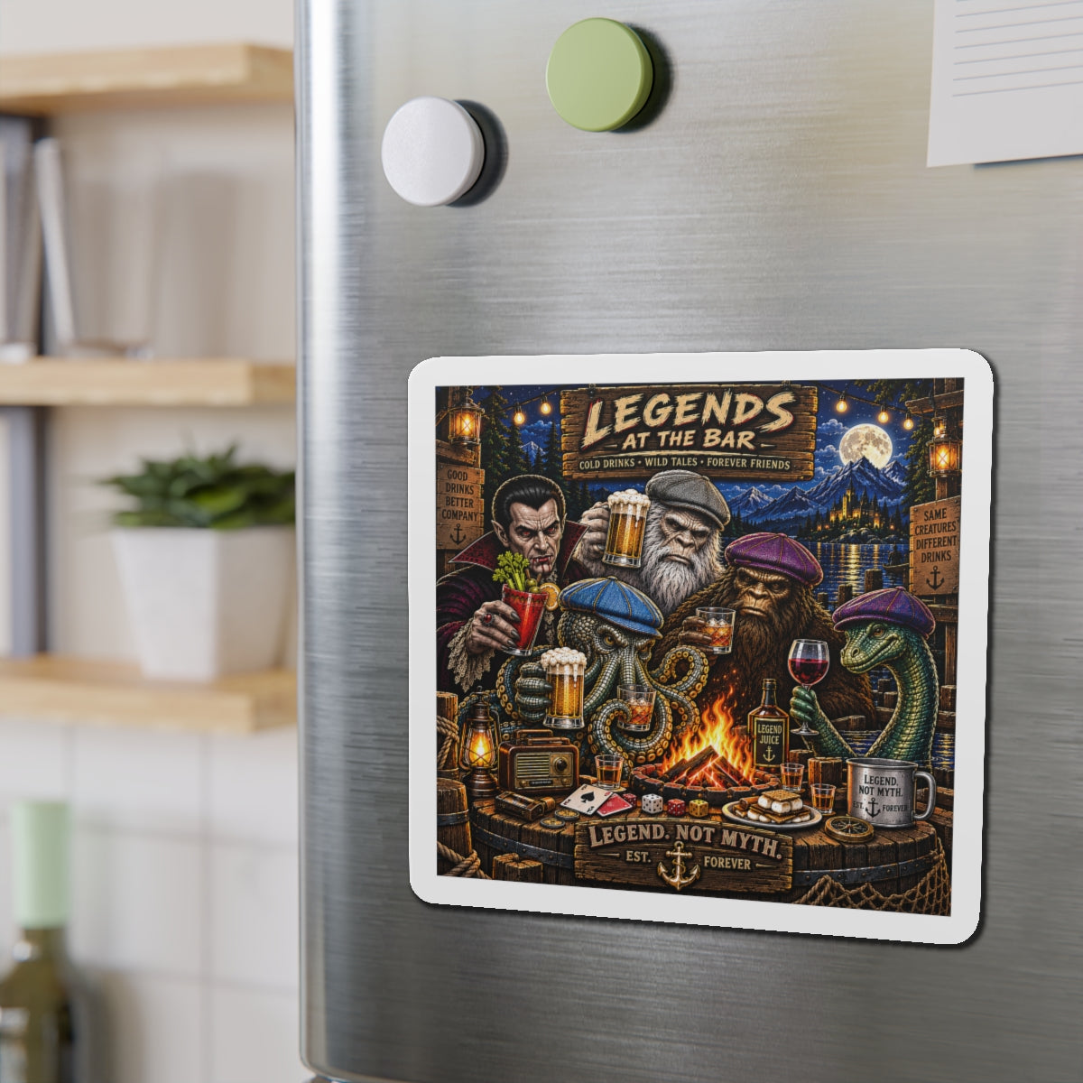 Legends at the bar Magnets