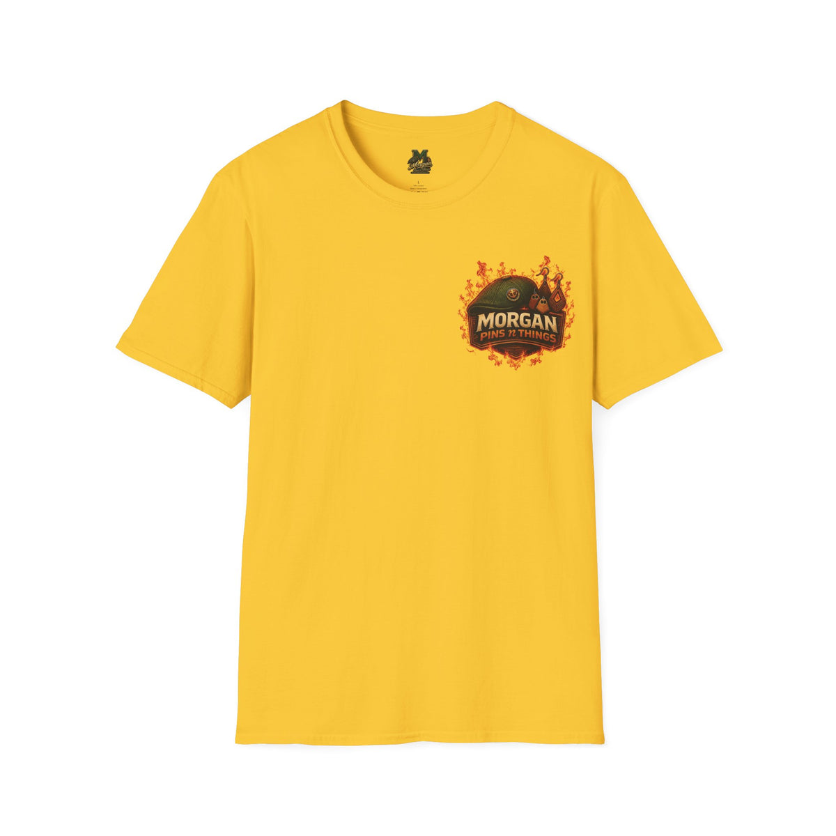 Morgan Pins n Thing Flaming Logo