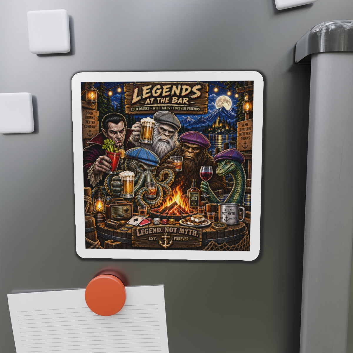 Legends at the bar Magnets