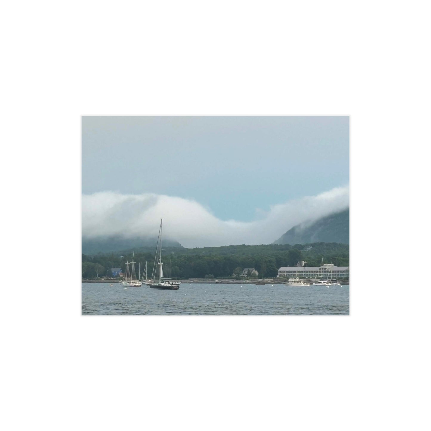 Fog rolling in off Cadillac Mtn