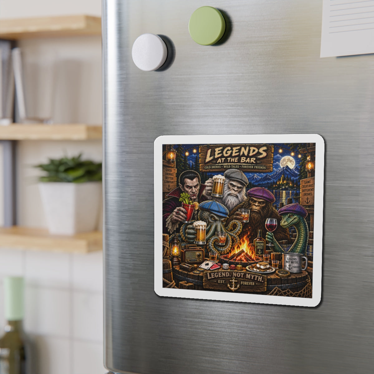 Legends at the bar Magnets