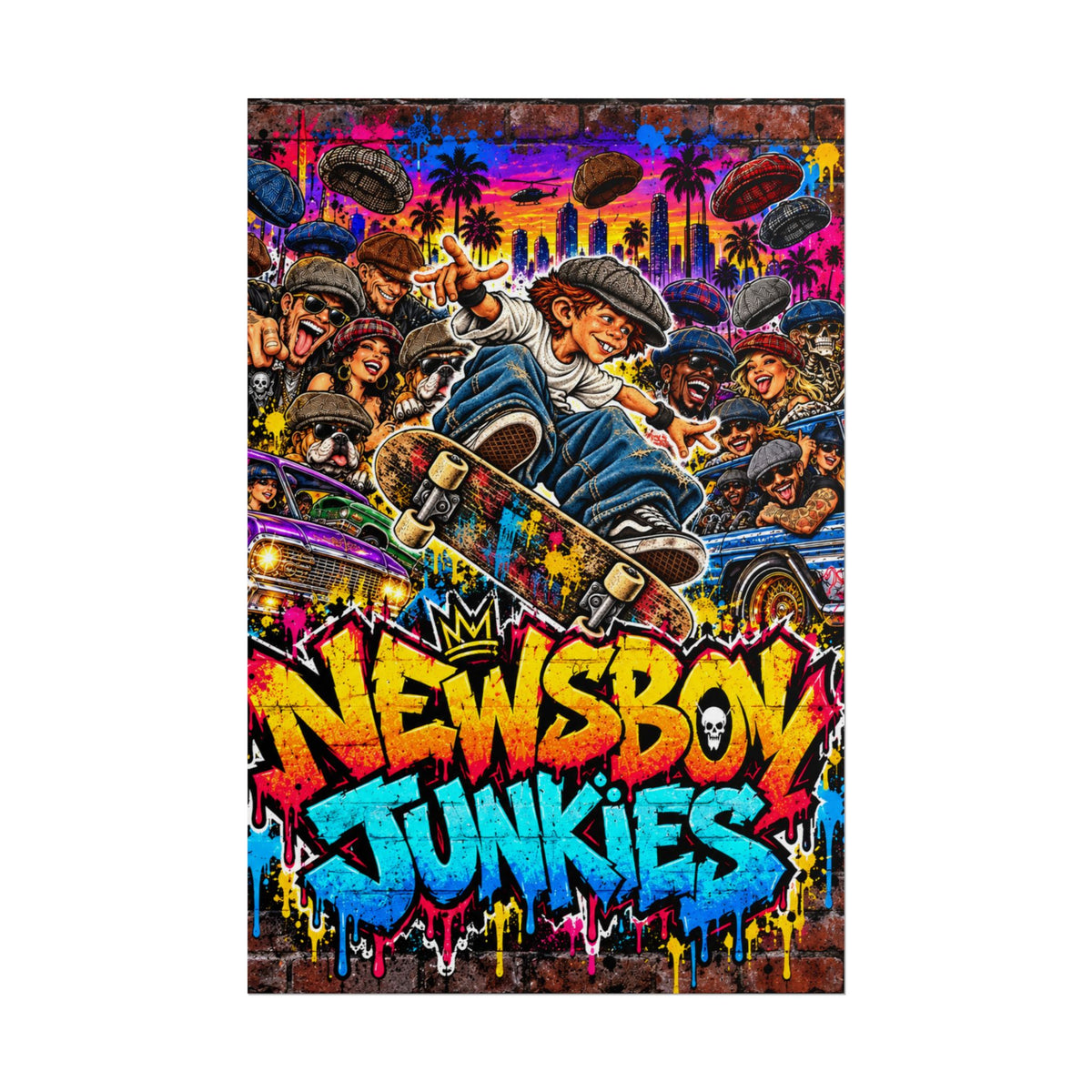 Newsboy Junkies-Posters