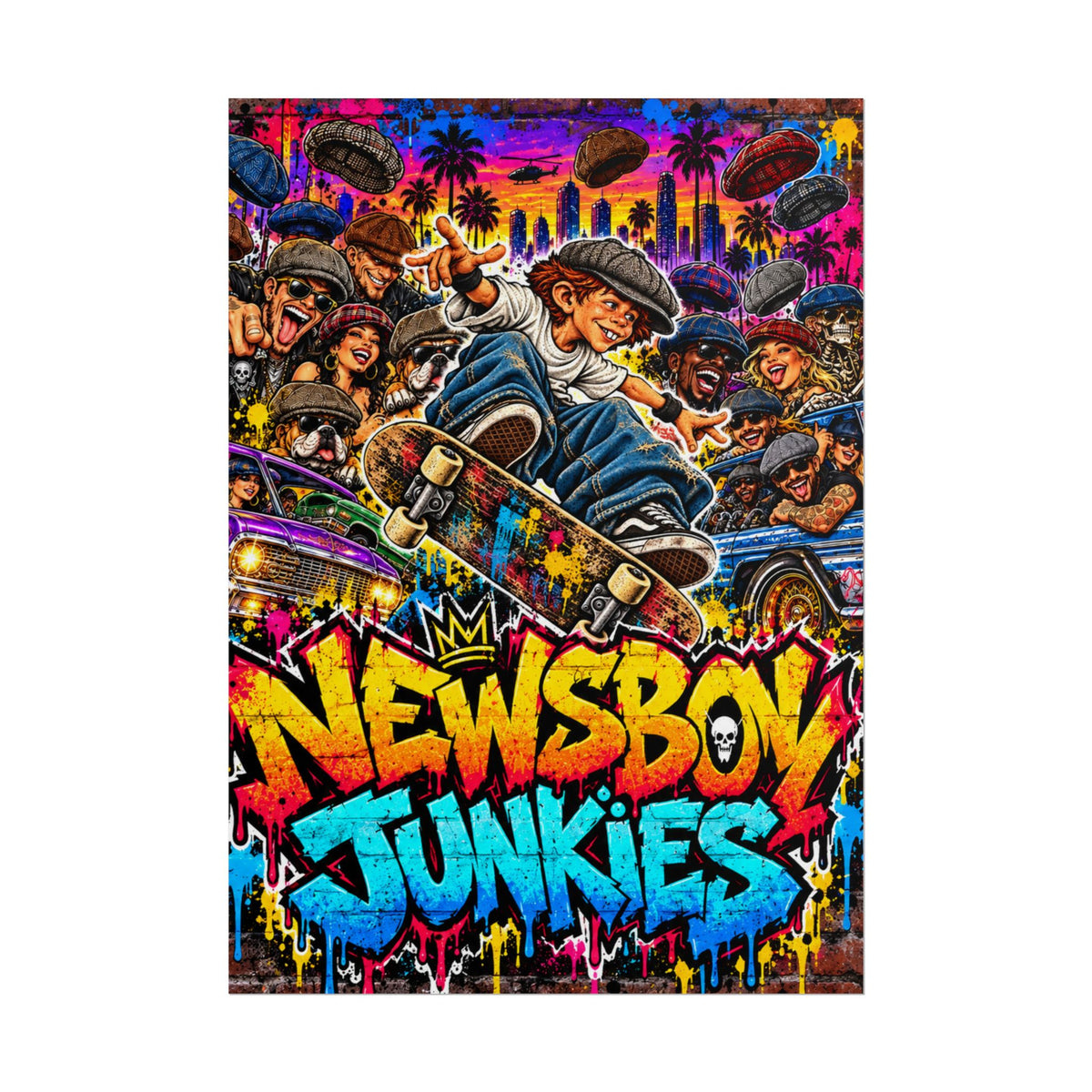 Newsboy Junkies-Posters