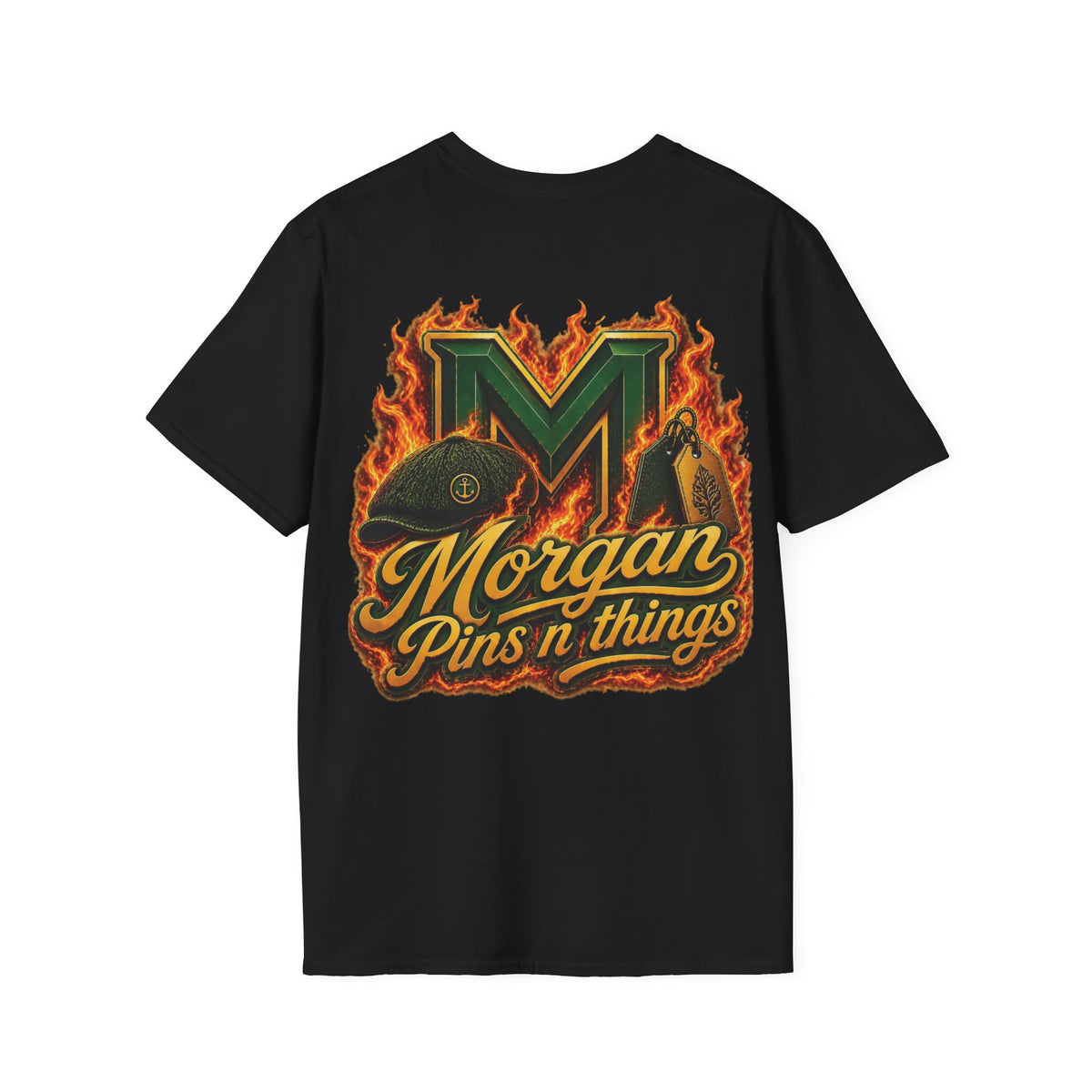 Morgan Pins n Thing Flaming Logo