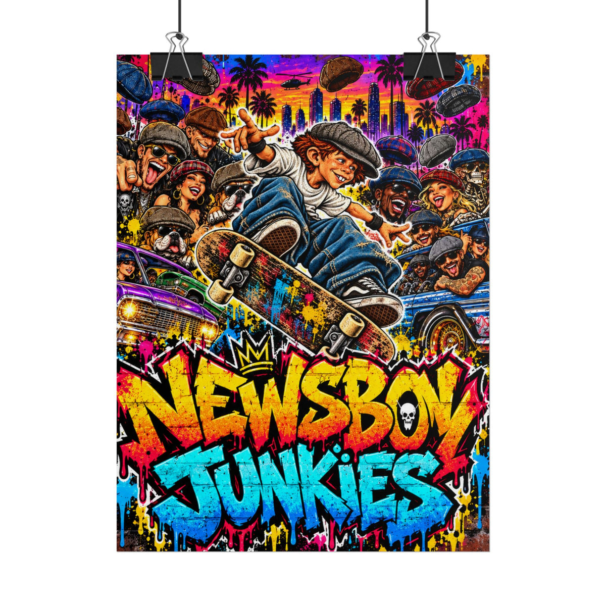 Newsboy Junkies-Posters