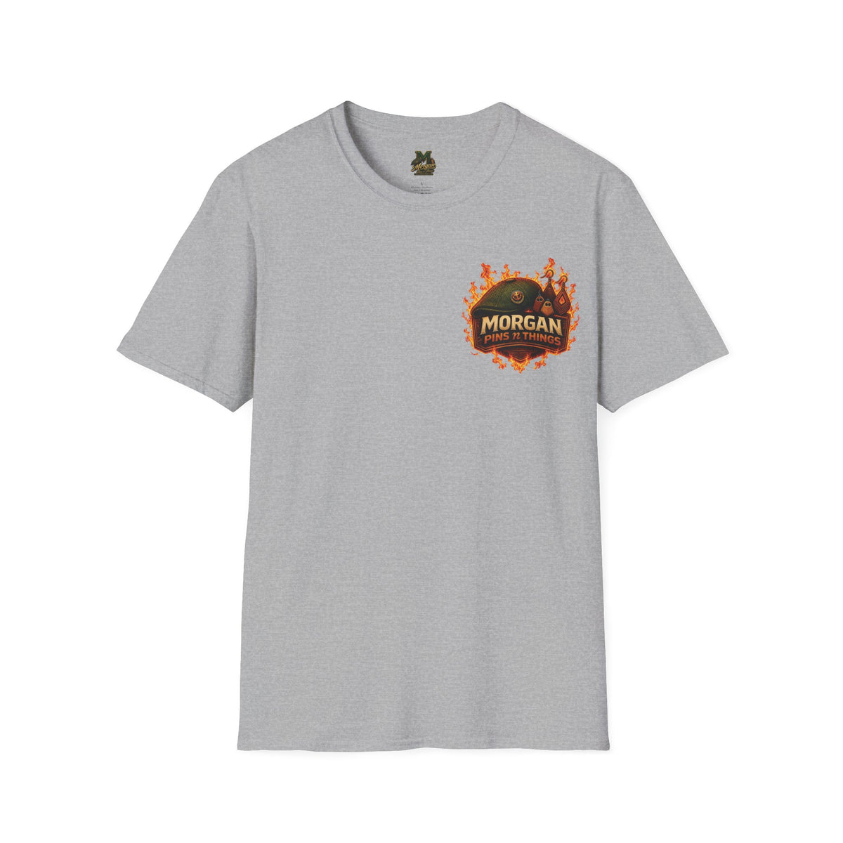 Morgan Pins n Thing Flaming Logo