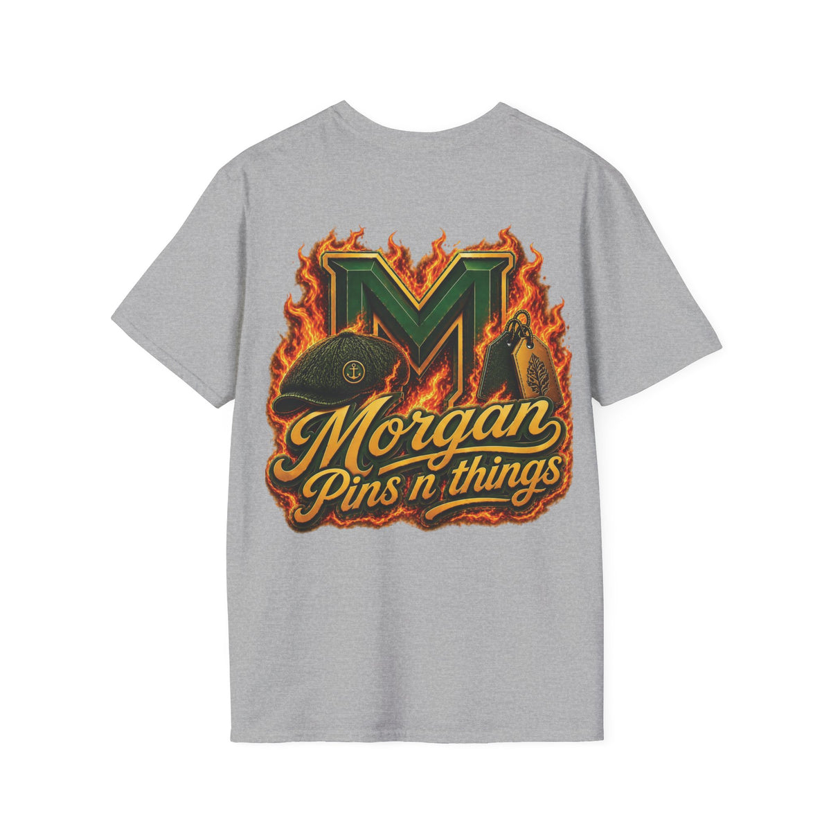 Morgan Pins n Thing Flaming Logo