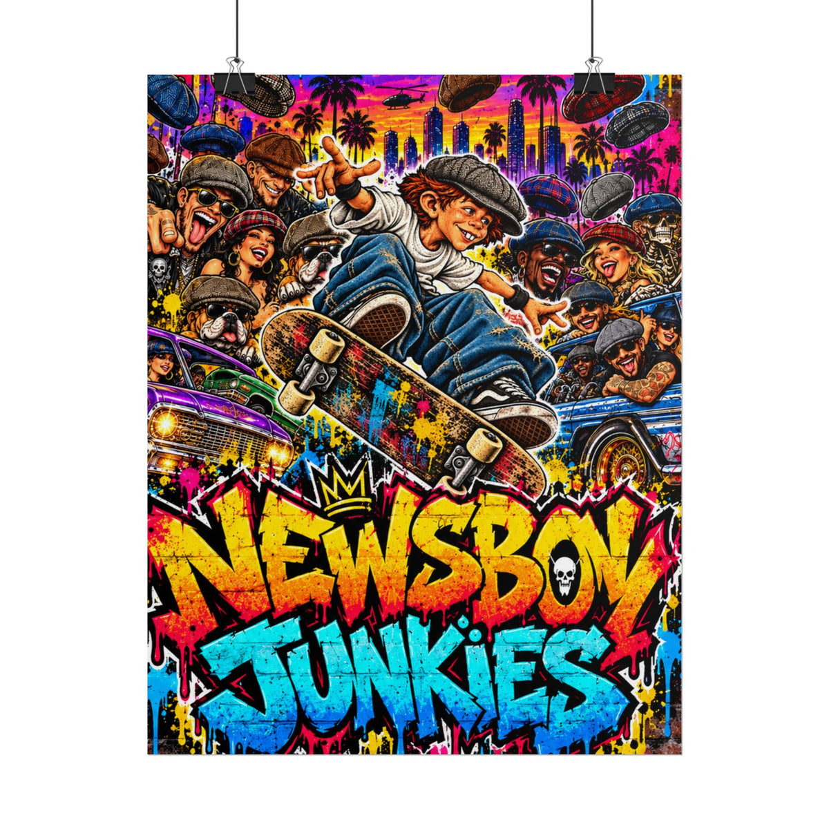 Newsboy Junkies-Posters