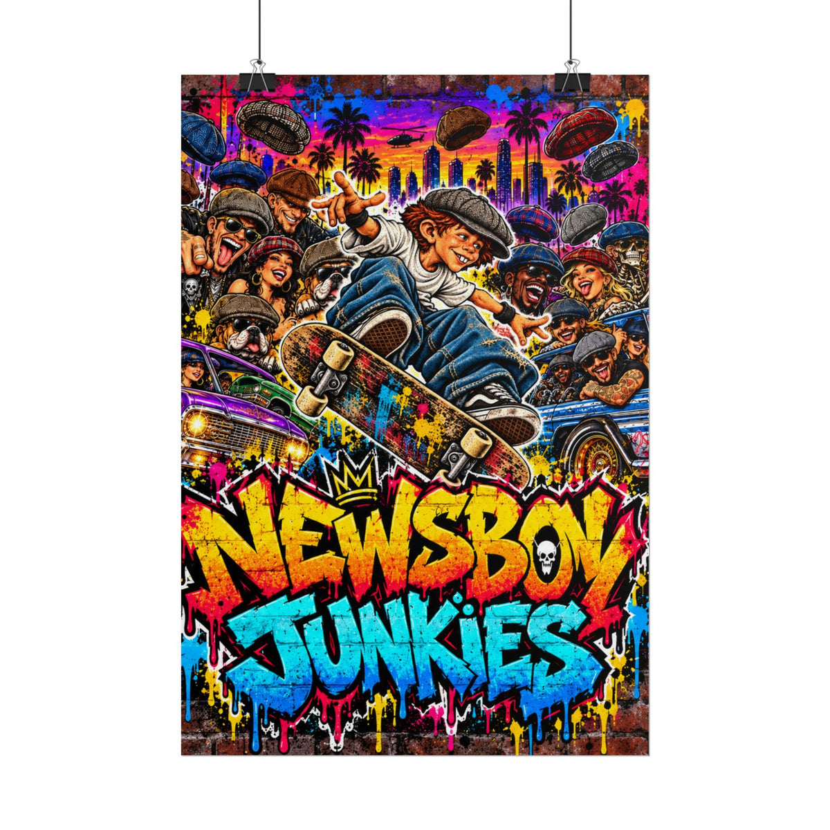 Newsboy Junkies-Posters