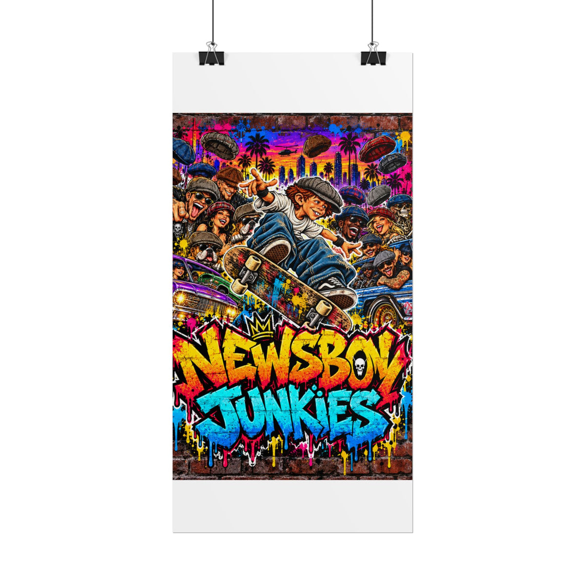 Newsboy Junkies-Posters