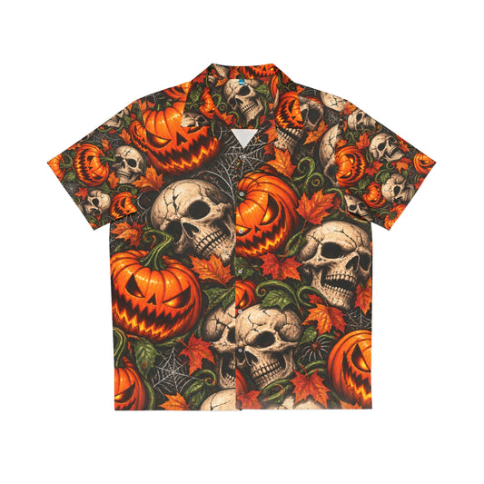 Pumpkin Graveyard Hawaiian Shirt
