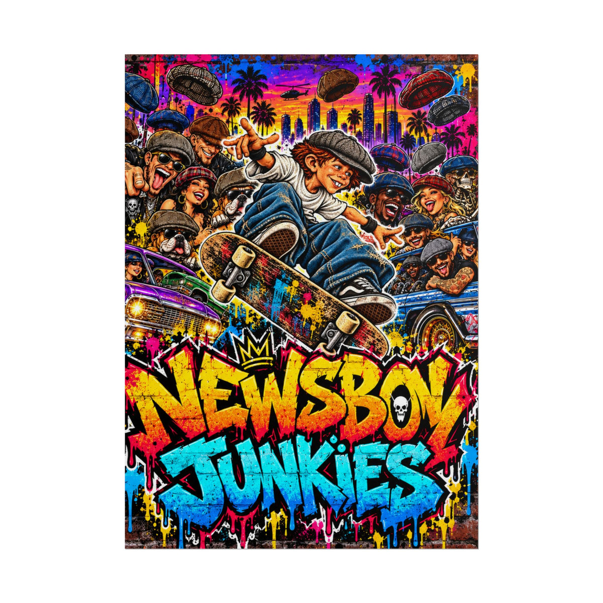 Newsboy Junkies-Posters