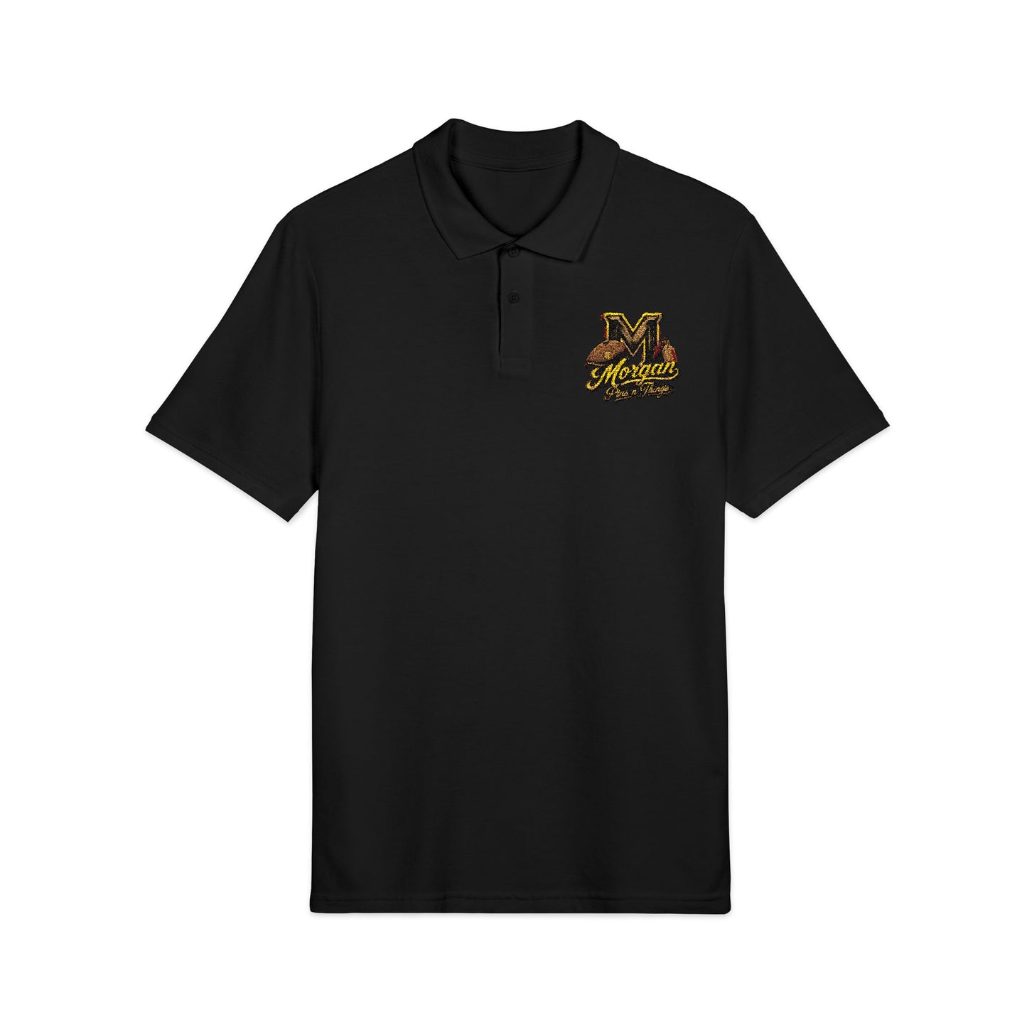 Morgan Pins n Things Logo Polo