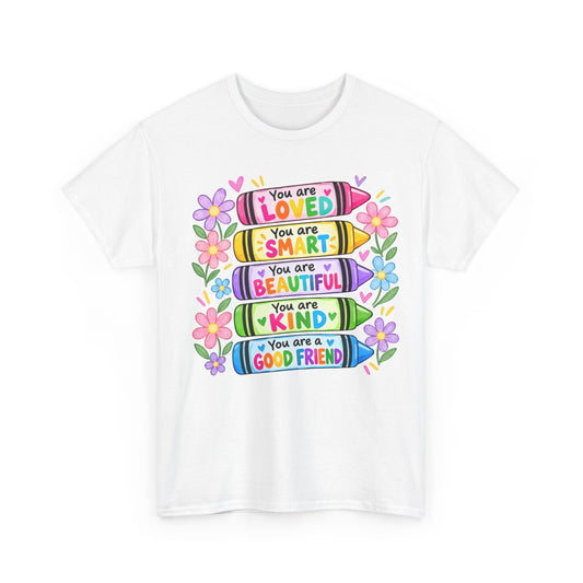 Crayon Positive Affirmations T-Shirt