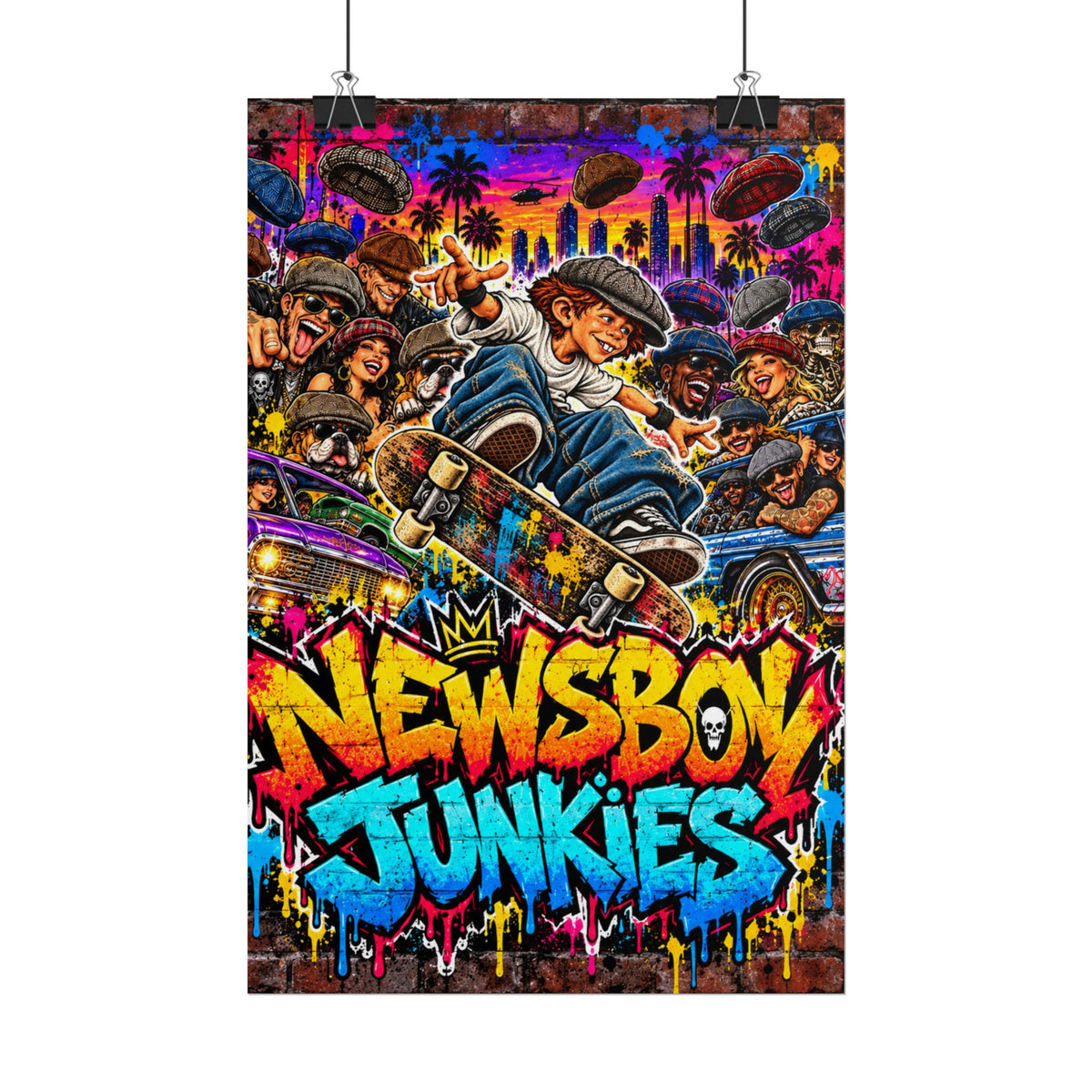 Newsboy Junkies-Posters