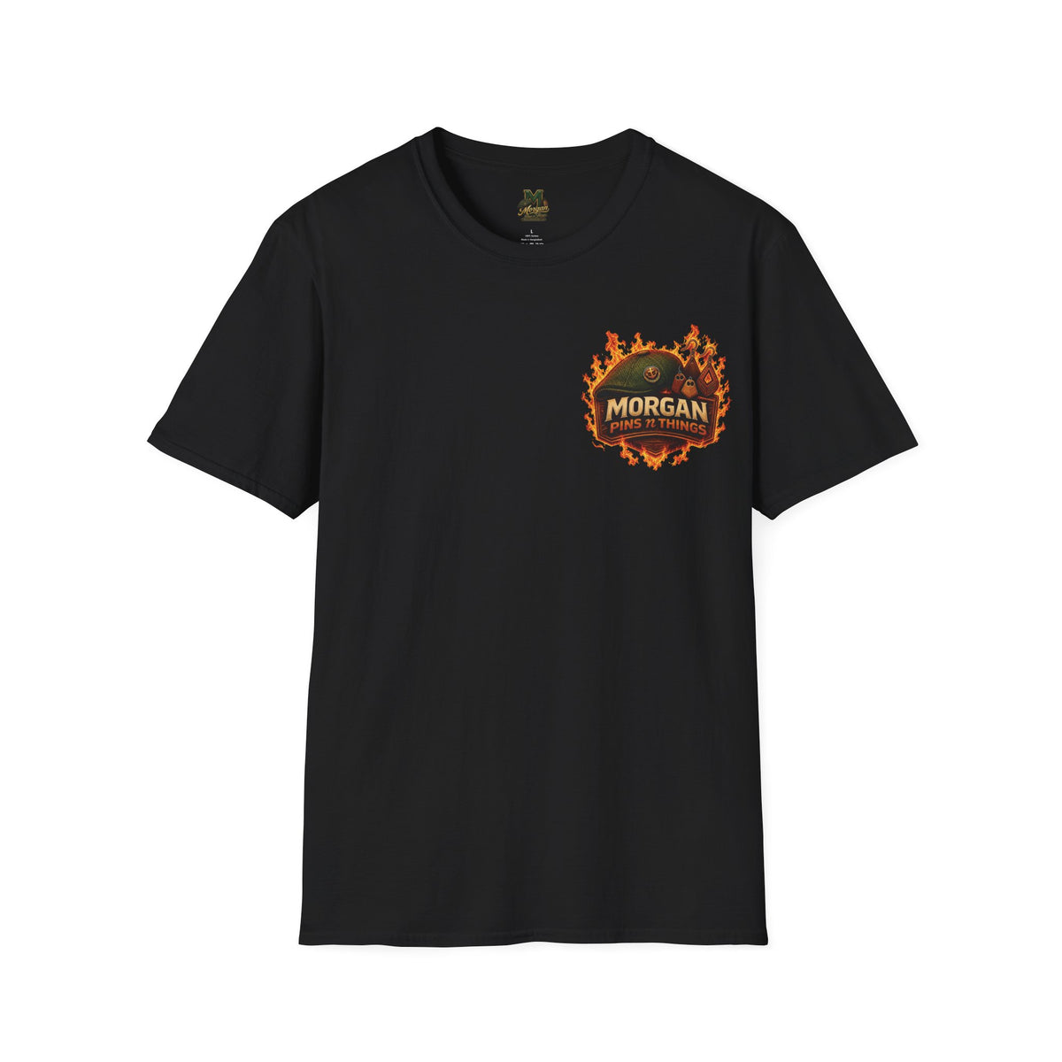 Morgan Pins n Thing Flaming Logo