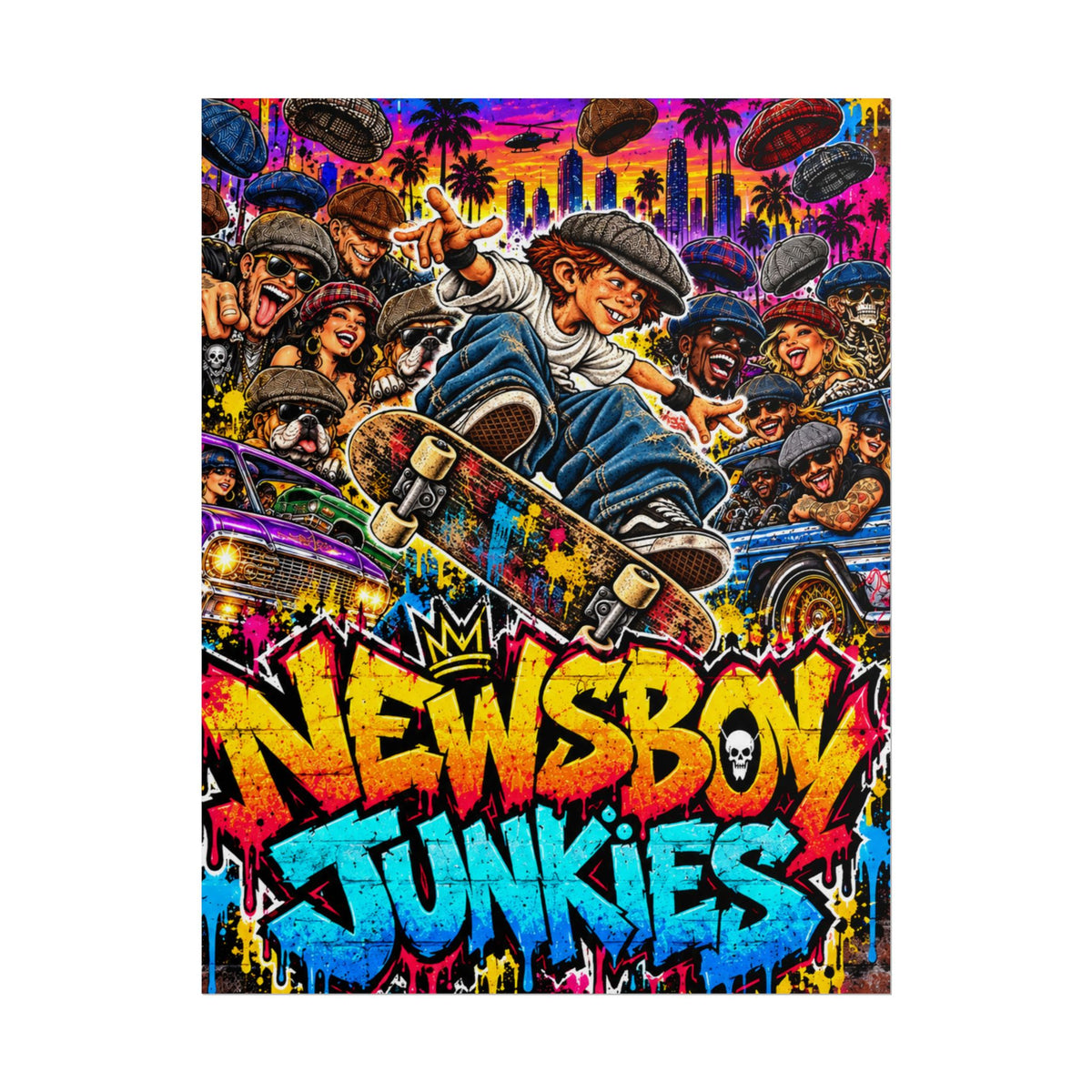 Newsboy Junkies-Posters