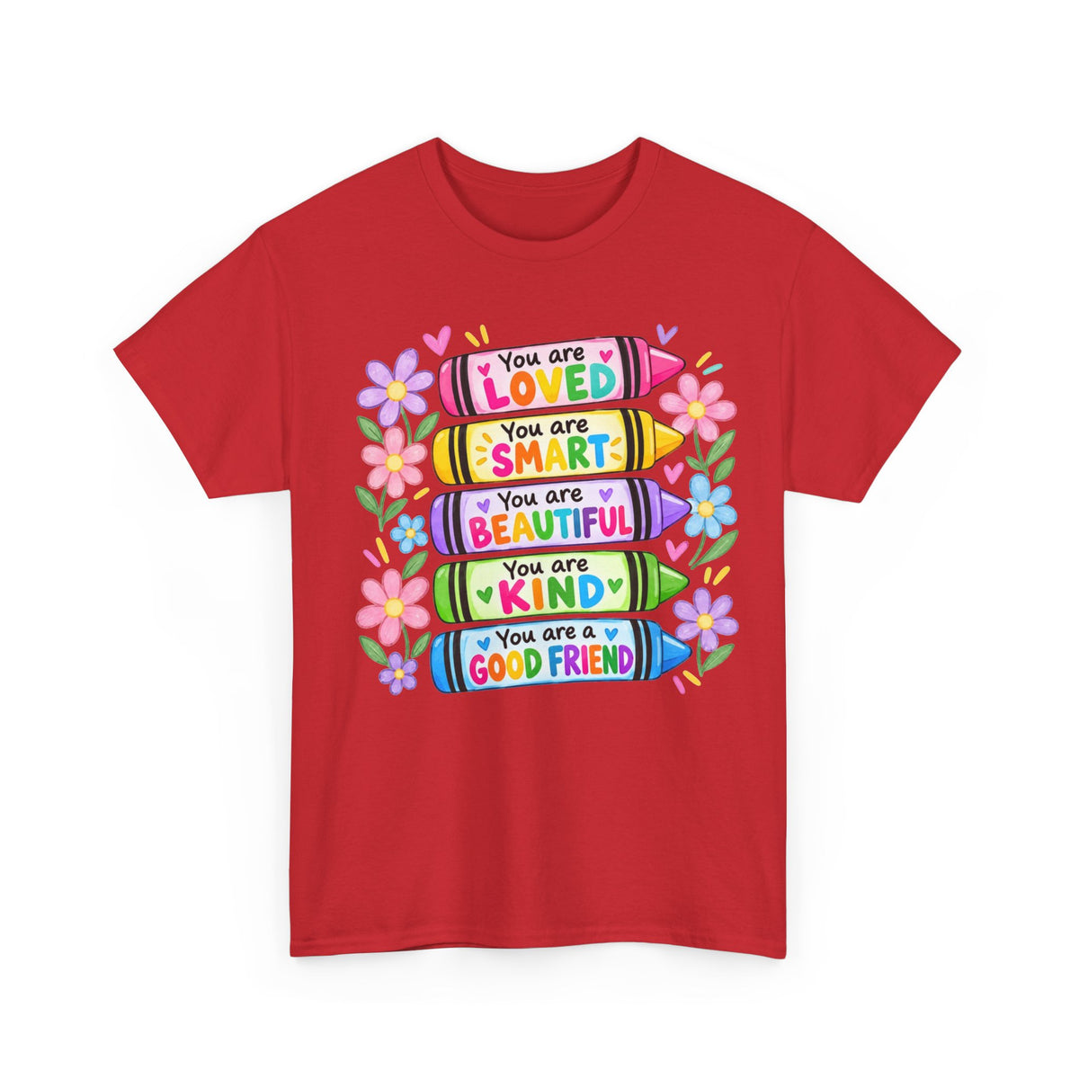 Crayon Positive Affirmations T-Shirt