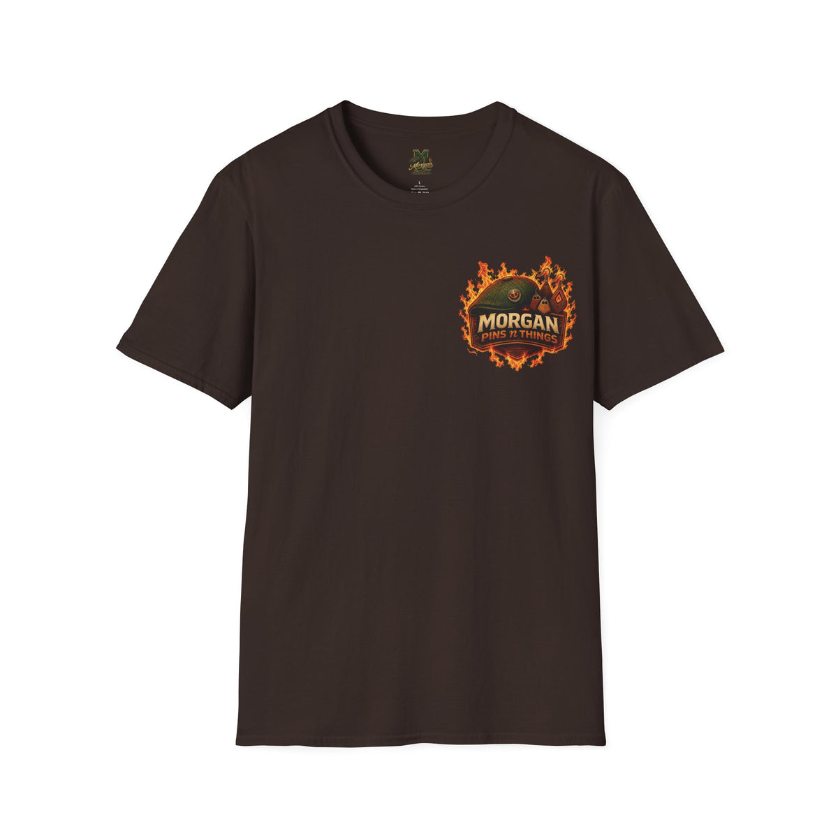 Morgan Pins n Thing Flaming Logo