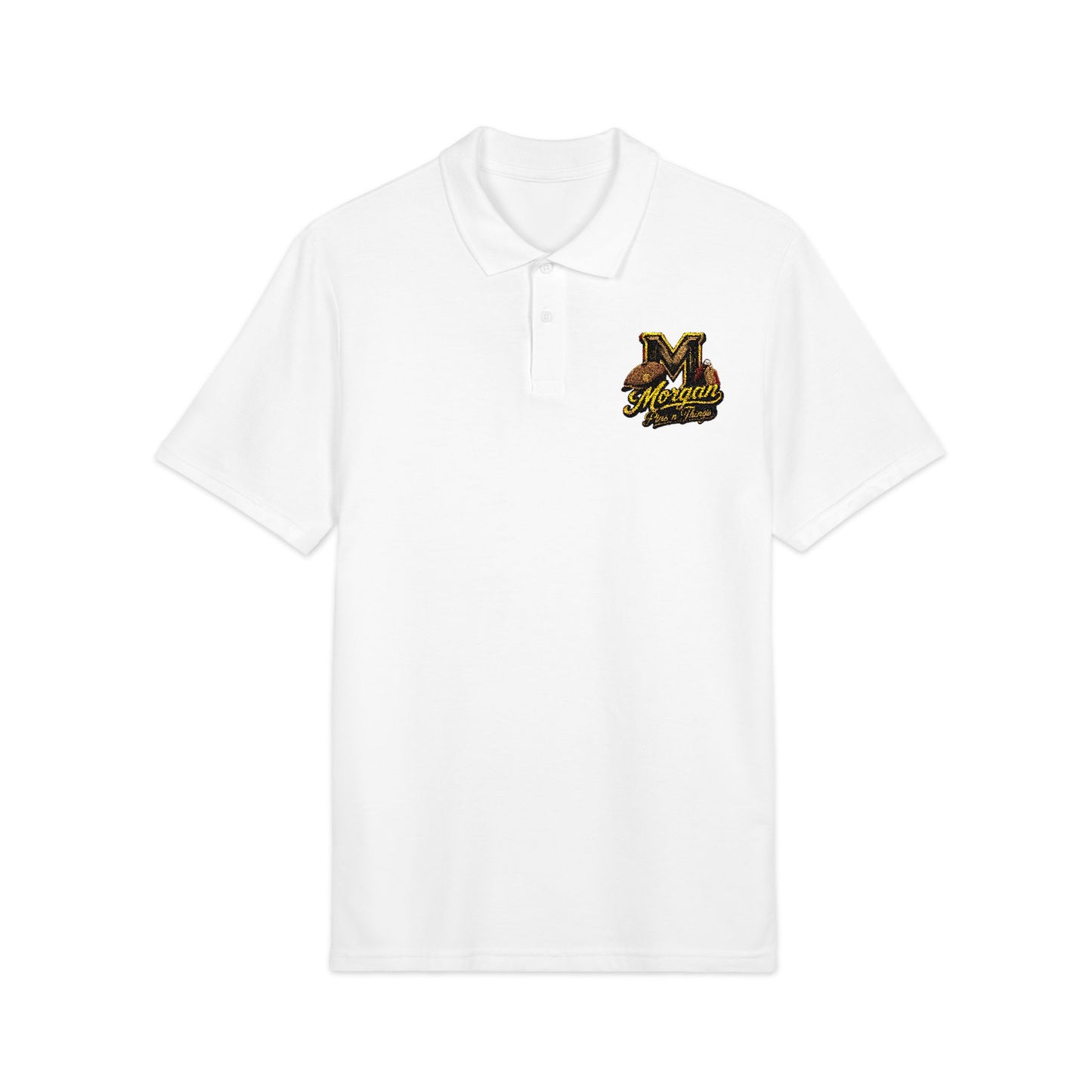 Morgan Pins n Things Logo Polo