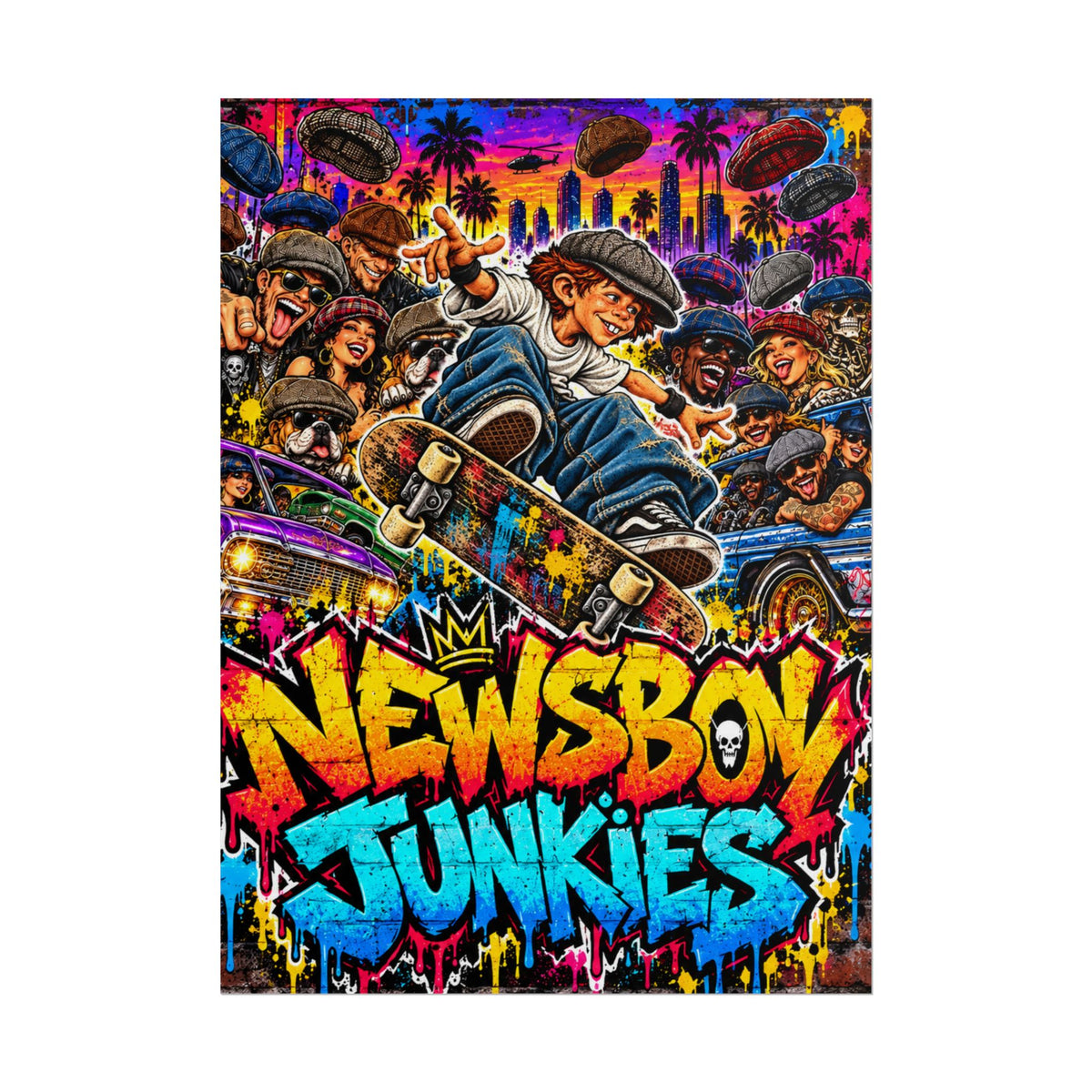 Newsboy Junkies-Posters