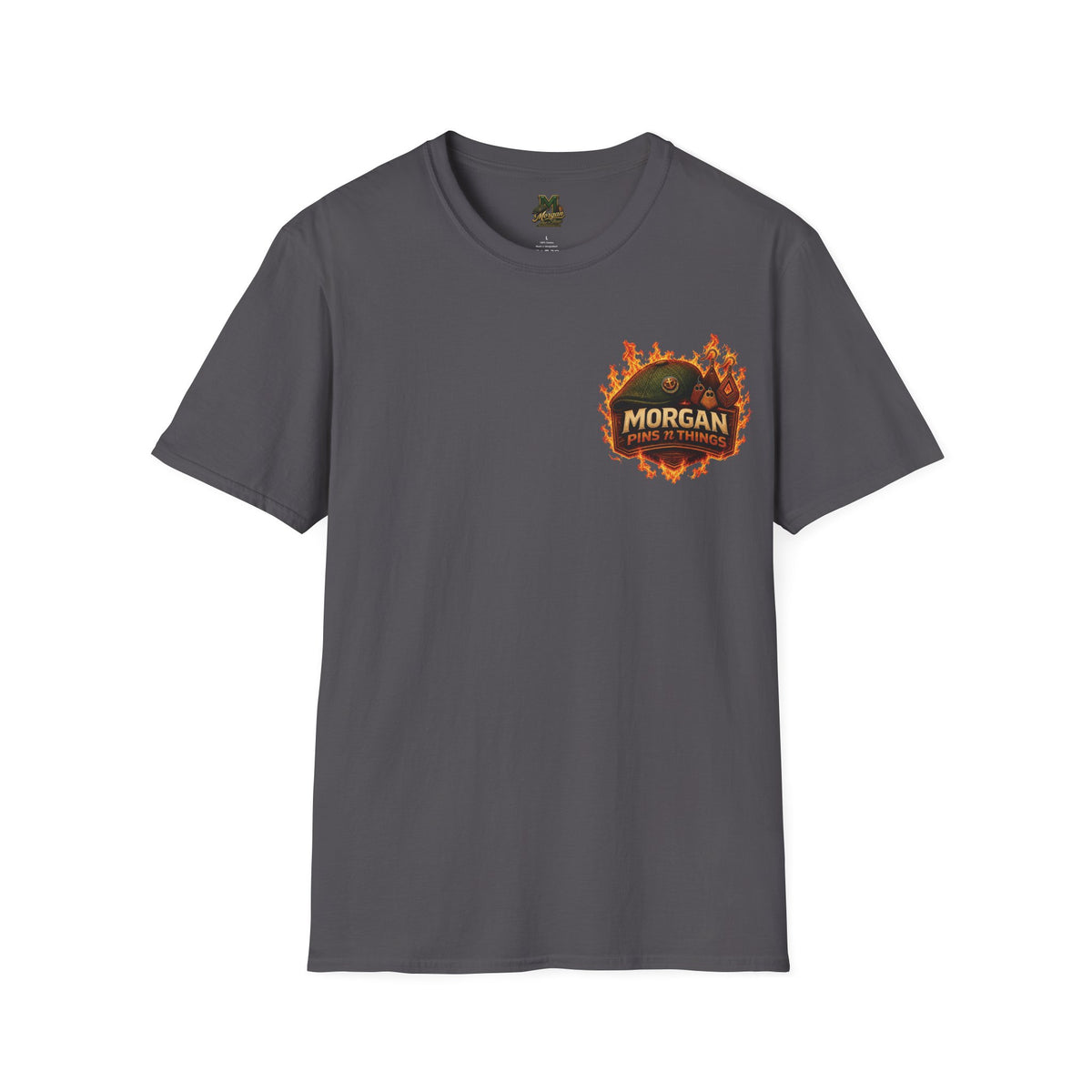 Morgan Pins n Thing Flaming Logo