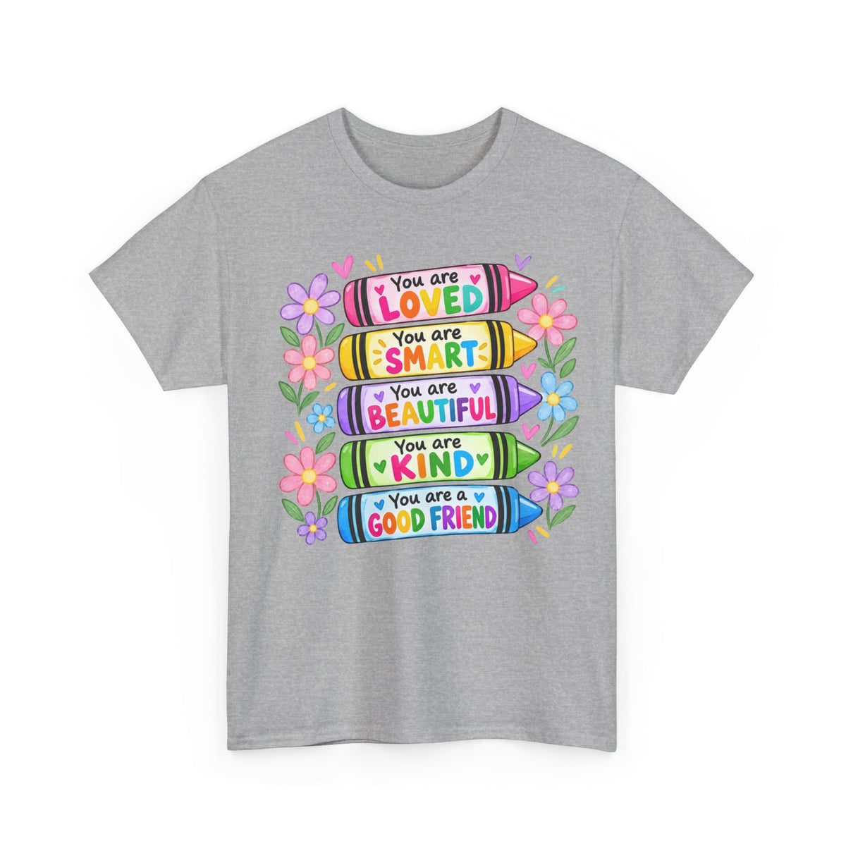 Crayon Positive Affirmations T-Shirt