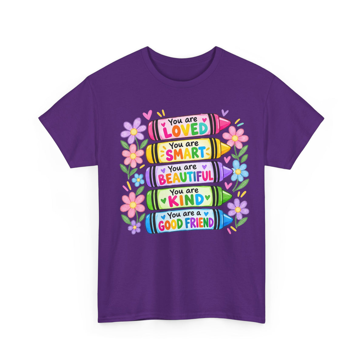 Crayon Positive Affirmations T-Shirt