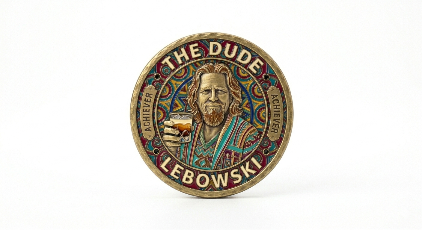 The Dude Lebowski UV Pin