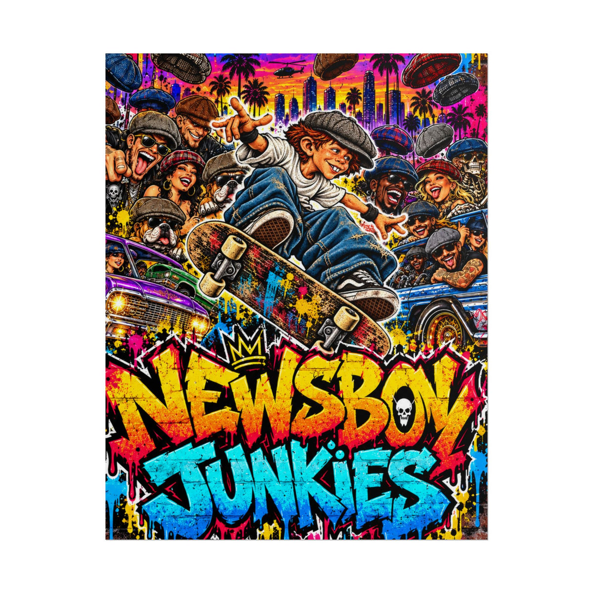 Newsboy Junkies-Posters