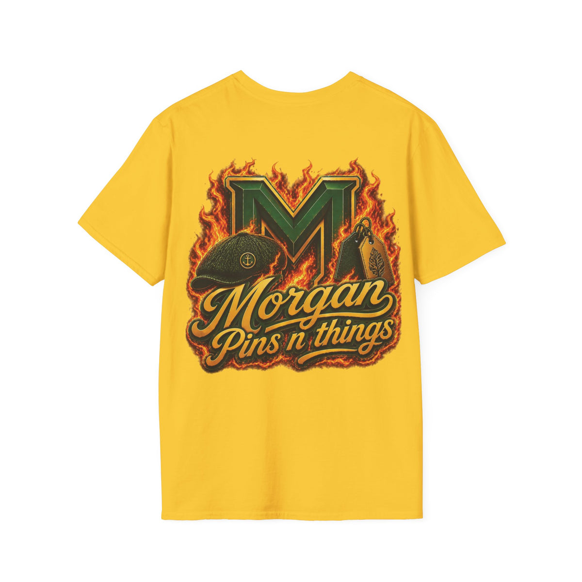 Morgan Pins n Thing Flaming Logo