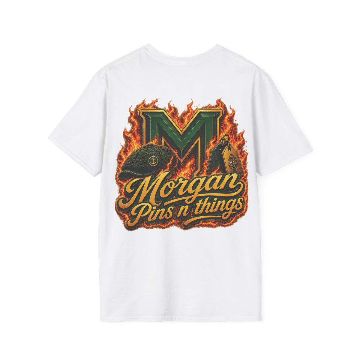 Morgan Pins n Thing Flaming Logo