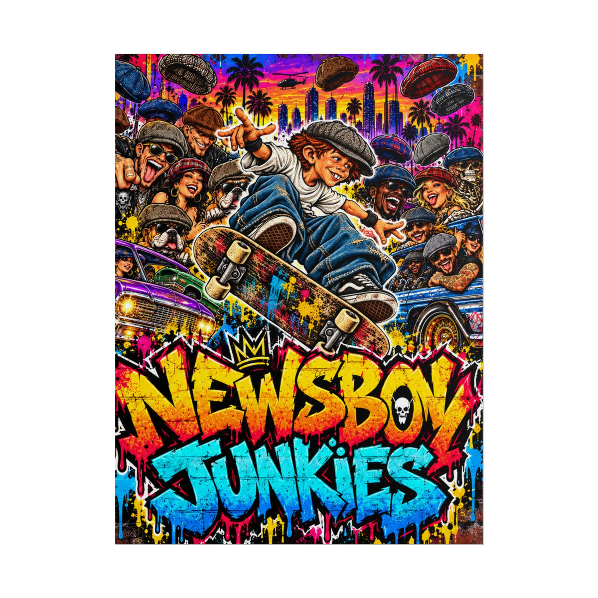 Newsboy Junkies-Posters