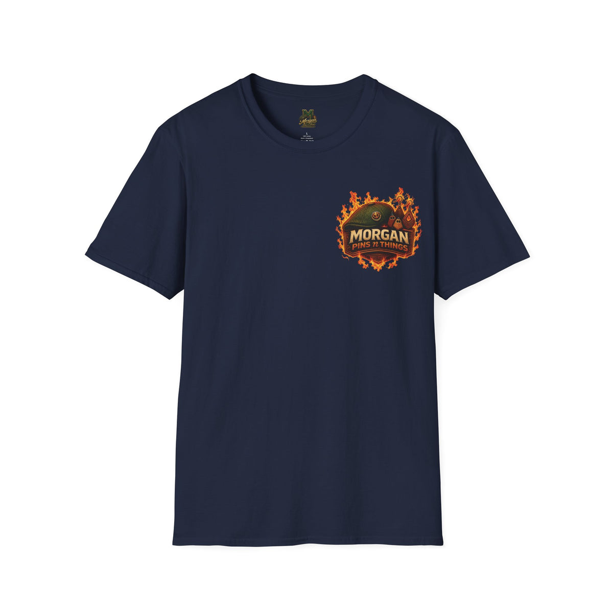 Morgan Pins n Thing Flaming Logo