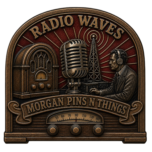 Radio Waves 1-Inch UV Pin | Limited Special Edition