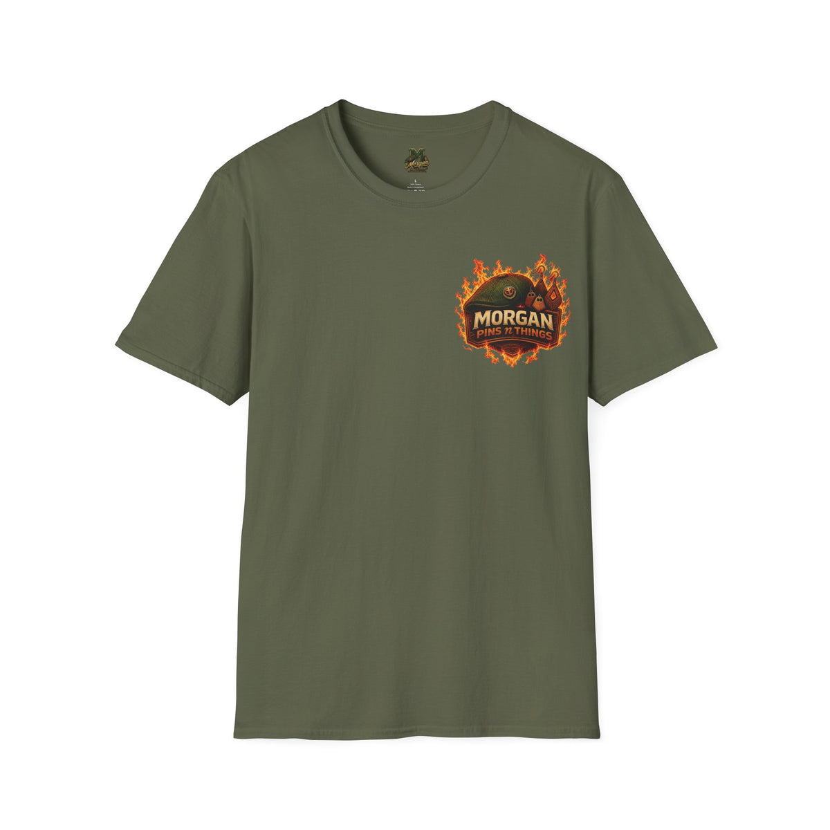 Morgan Pins n Thing Flaming Logo