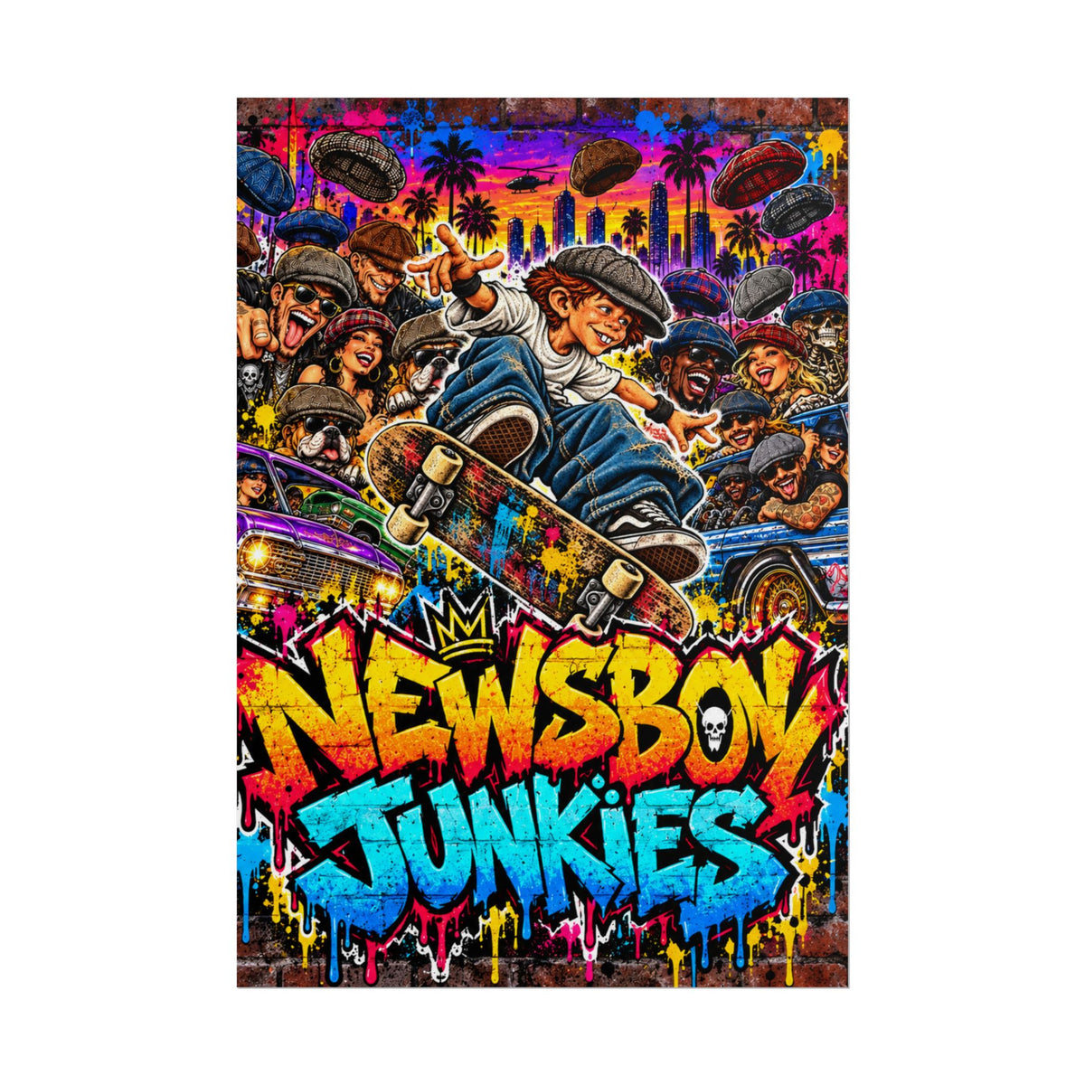 Newsboy Junkies-Posters