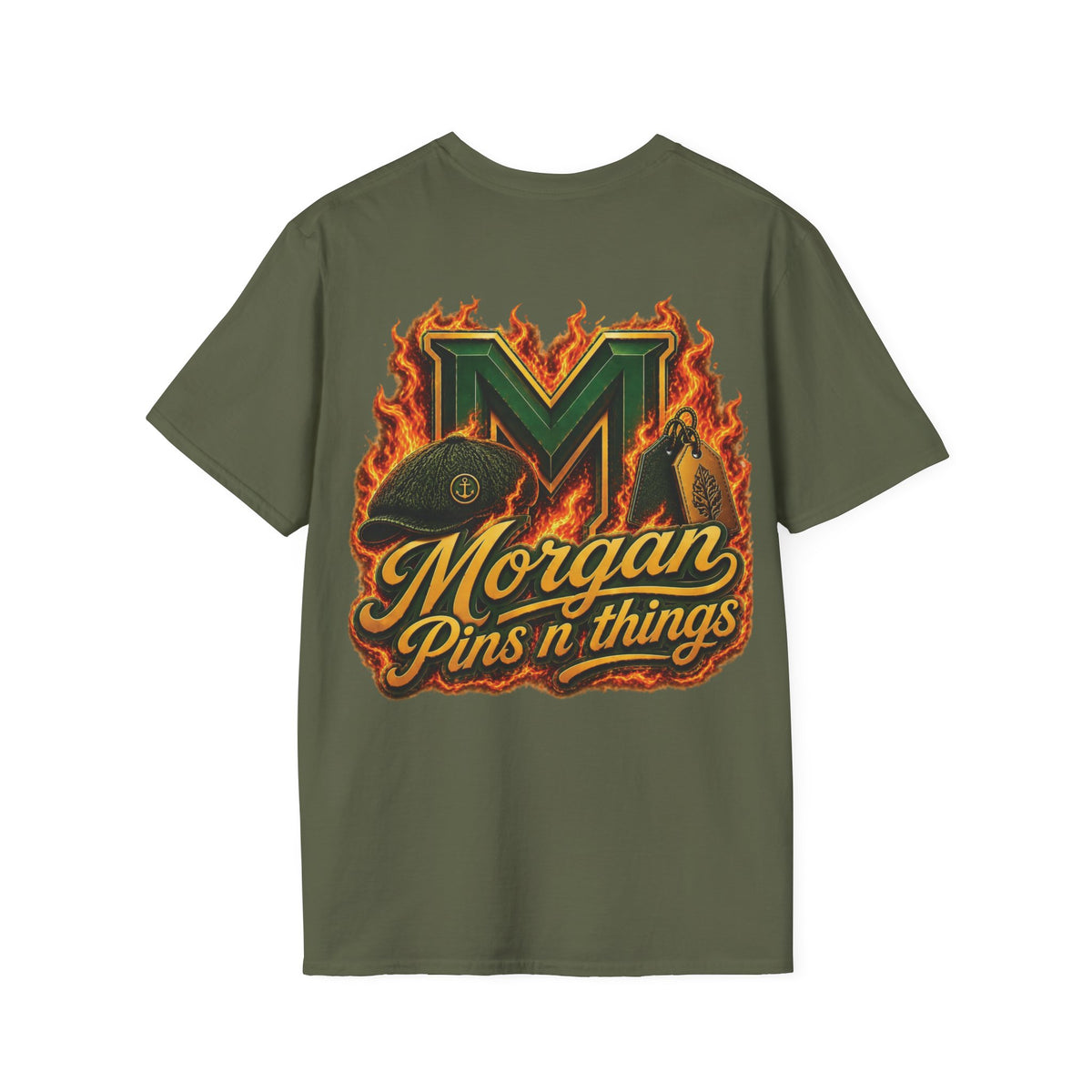 Morgan Pins n Thing Flaming Logo