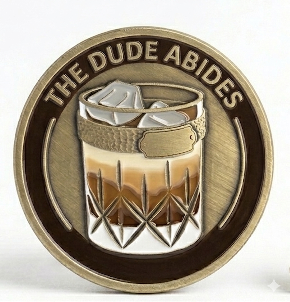 The Dude Abides Cocktail UV Pin