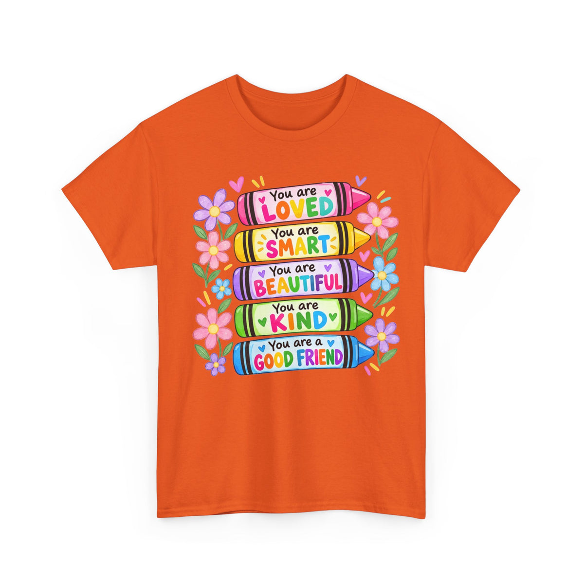 Crayon Positive Affirmations T-Shirt