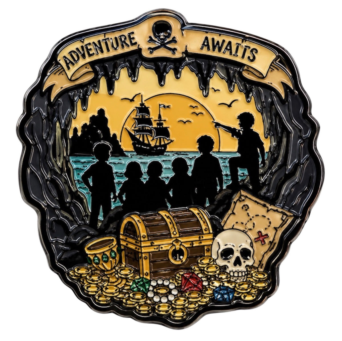Adventure Awaits – 1” Limited Edition UV Pin Series 2