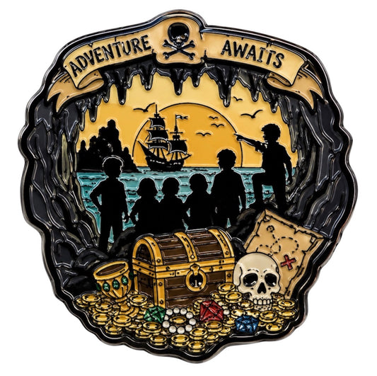 Adventure Awaits – 1” Limited Edition UV Pin Series 2