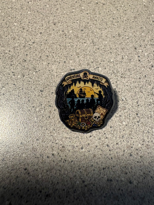 Adventure Awaits – 1” Limited Edition UV Pin Series 2